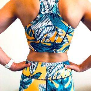 High waist workout active wear sets .